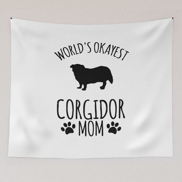 Item preview, Worlds Okayest Corgidor Mom - Dog Mom designed and sold by kindxinn.