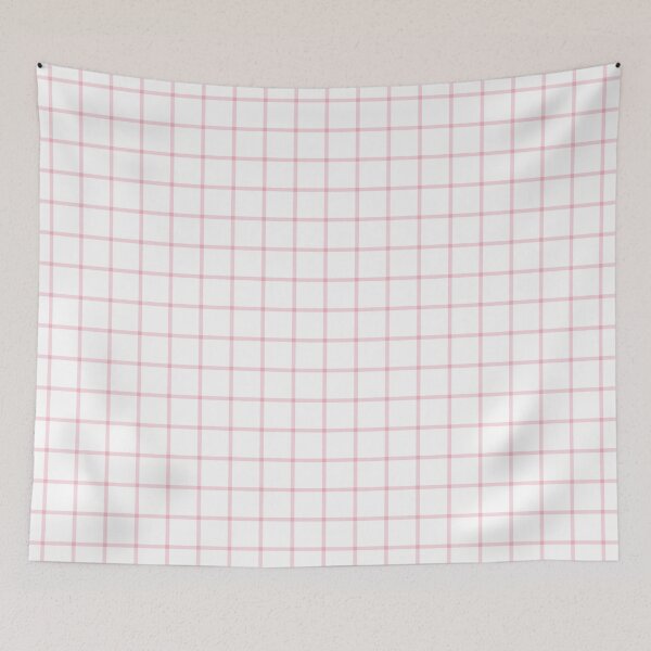 Item preview, White And Blush Mini Gingham Pattern designed and sold by pattern-archive.