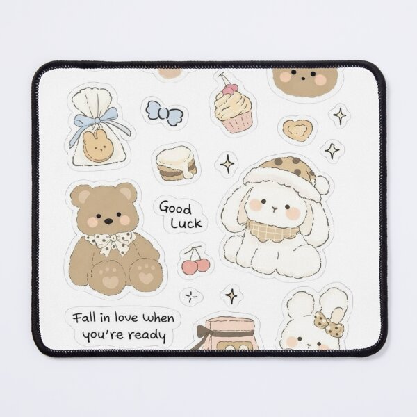 Item preview, Aesthetic Stickers Beige Teddy Bears Cute designed and sold by Aesthetic St1ckers.