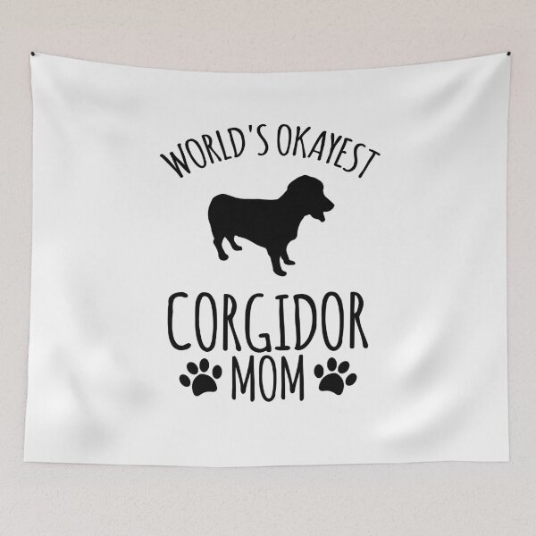Item preview, Worlds Okayest Corgidor Mom - Dog Mom designed and sold by kindxinn.