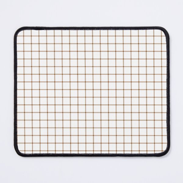 Item preview, White And Bronze Mini Gingham Pattern designed and sold by pattern-archive.