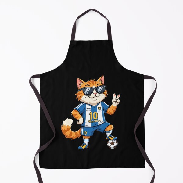 Item preview, Cool Cat Footballer — Cat with Sunglasses Playing Football Cartoon designed and sold by David Mateo ArtWorks.