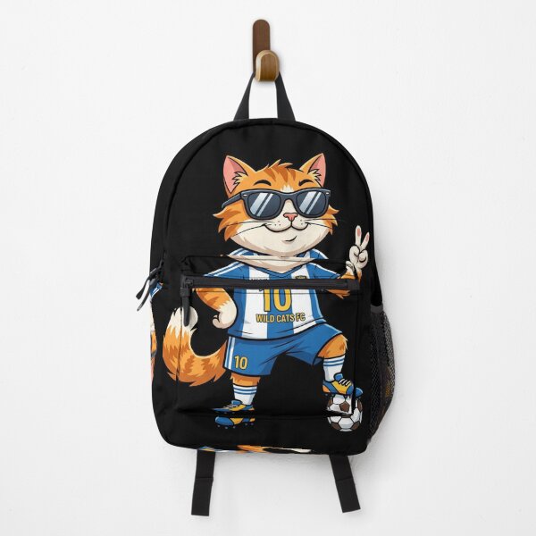 Item preview, Cool Cat Footballer — Cat with Sunglasses Playing Football Cartoon designed and sold by David Mateo ArtWorks.