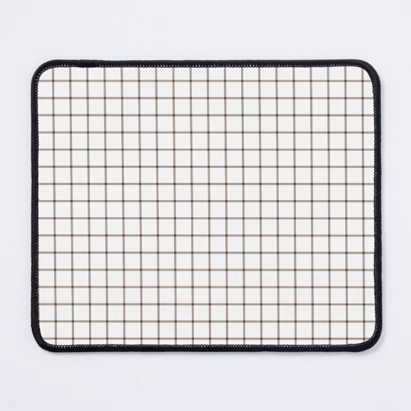 Item preview, White And Brown Mini Gingham Pattern designed and sold by pattern-archive.