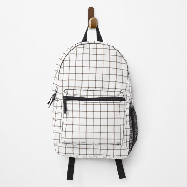 Item preview, White And Brown Mini Gingham Pattern designed and sold by pattern-archive.