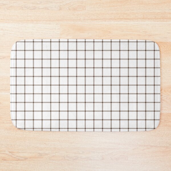 Item preview, White And Brown Mini Gingham Pattern designed and sold by pattern-archive.