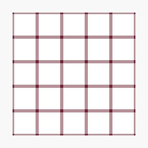 Item preview, White And Burgundy Mini Gingham Pattern designed and sold by pattern-archive.