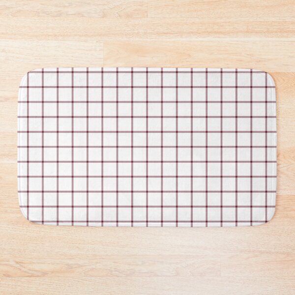 Item preview, White And Burgundy Mini Gingham Pattern designed and sold by pattern-archive.