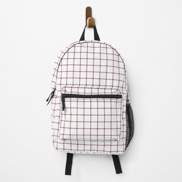 Item preview, White And Burgundy Mini Gingham Pattern designed and sold by pattern-archive.