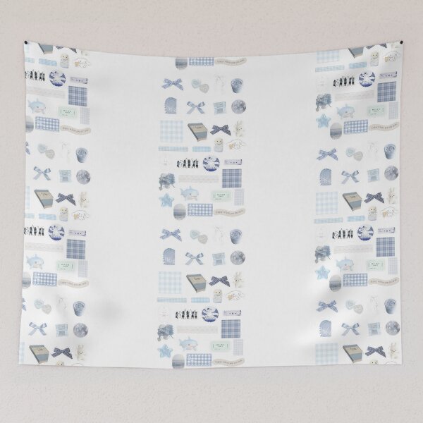 Item preview, Aesthetic Stickers NewJeans Blue Cute designed and sold by Aesthetic St1ckers.