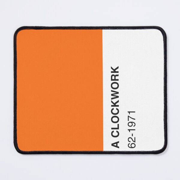 Item preview, A Clockwork Movie Book Orange Colour Swatch - Full Width designed and sold by The Colourful Game.