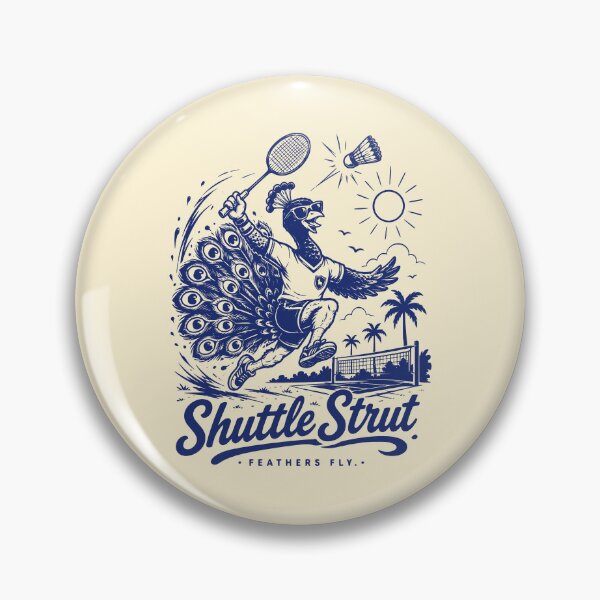 Item preview, Vintage Peacock Shuttle Strut Badminton designed and sold by 89shirts.