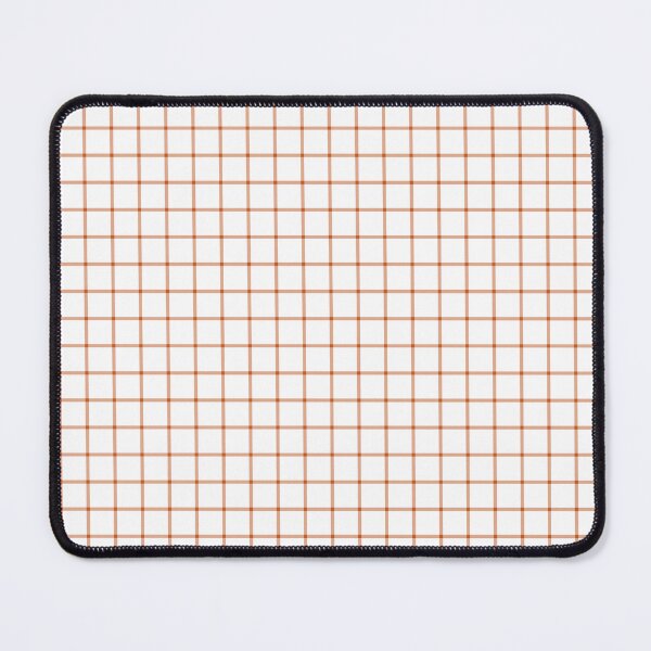 Item preview, White And Burnt Orange Mini Gingham Pattern designed and sold by pattern-archive.