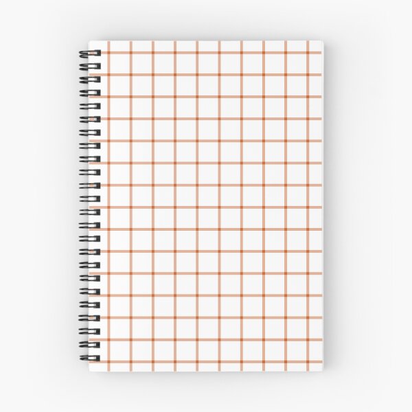 Item preview, White And Burnt Orange Mini Gingham Pattern designed and sold by pattern-archive.