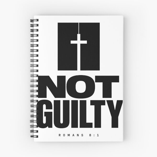 Item preview, Not Guilty Romans 8:1 Christian Faith Declaration designed and sold by Inspirahawke.