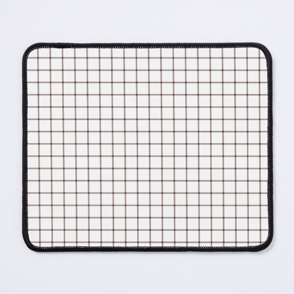 Item preview, White And Chocolate Mini Gingham Pattern designed and sold by pattern-archive.