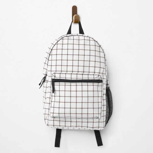 Item preview, White And Chocolate Mini Gingham Pattern designed and sold by pattern-archive.