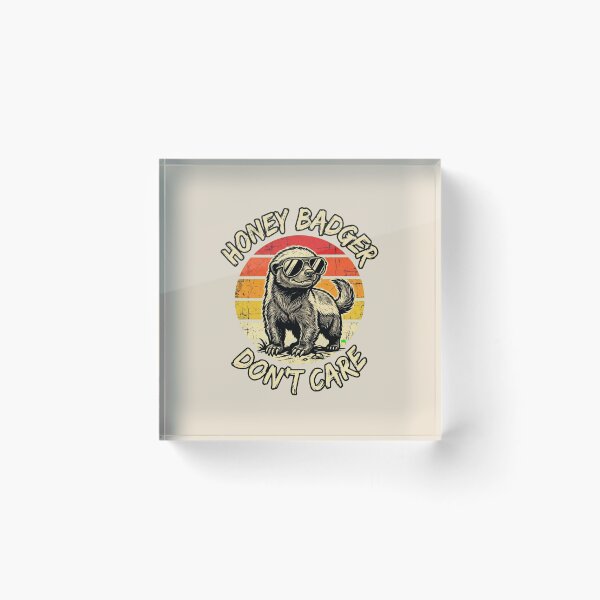 Item preview, Honey Badger Don't Care designed and sold by dudelinart.