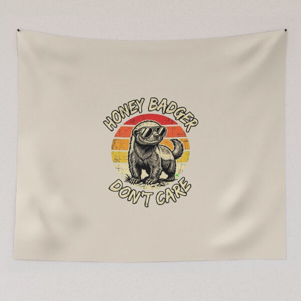 Item preview, Honey Badger Don't Care designed and sold by dudelinart.