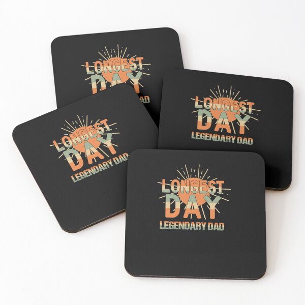 Item preview, Longest Day Legendary Dad Retro Father's Day designed and sold by Abibless1998.