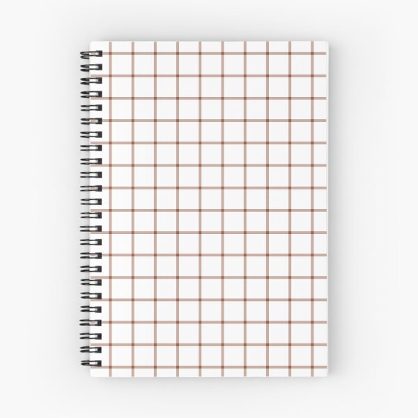 Item preview, White And Copper Mini Gingham Pattern designed and sold by pattern-archive.