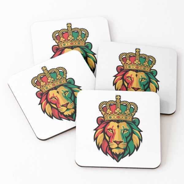 Item preview, Rastafari Lion of Judah Crown Reggae designed and sold by crouchingpixel.