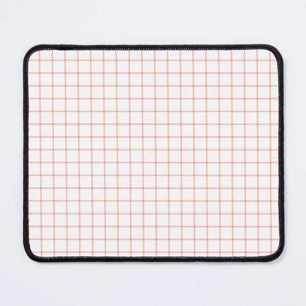 Item preview, White And Coral Mini Gingham Pattern designed and sold by pattern-archive.