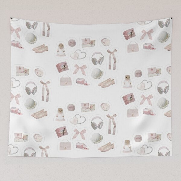 Item preview, Aesthetic Stickers Pink Coquette Cute designed and sold by Aesthetic St1ckers.