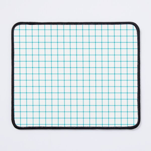 Item preview, White And Cyan Mini Gingham Pattern designed and sold by pattern-archive.