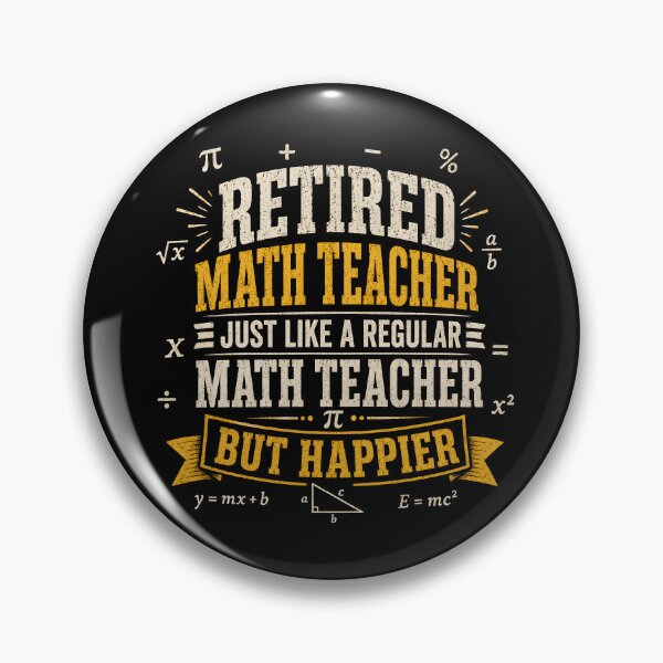 Item preview, Retired Math Teacher  designed and sold by zoes-ink.