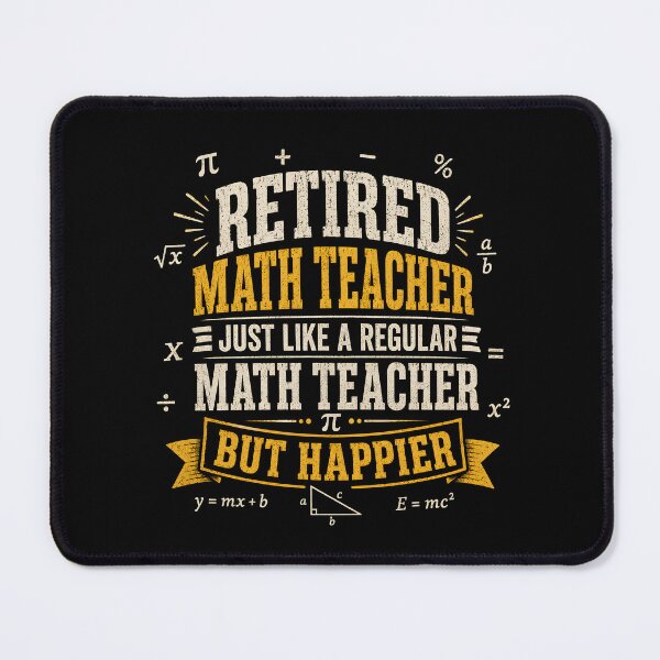 Item preview, Retired Math Teacher  designed and sold by zoes-ink.