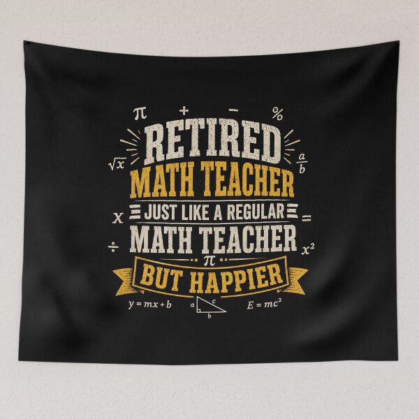 Item preview, Retired Math Teacher  designed and sold by zoes-ink.