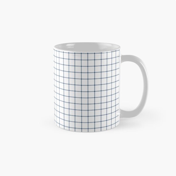 Item preview, White And Denim Mini Gingham Pattern designed and sold by pattern-archive.