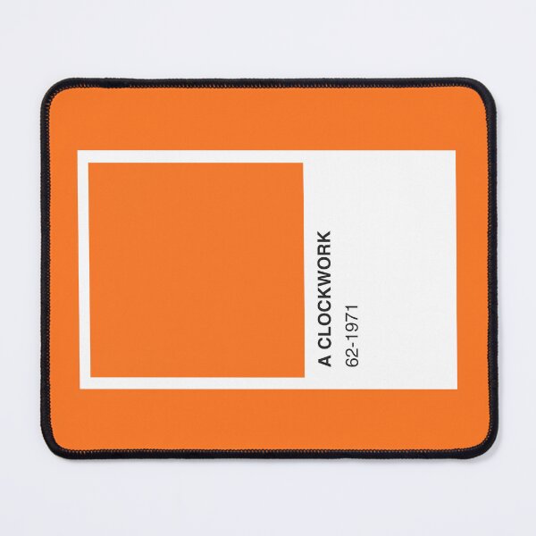 Item preview, A Clockwork Movie Book Orange Colour Swatch - Orange Border designed and sold by The Colourful Game.