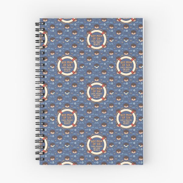 Item preview, Boy Mom of 6 Cute Otter Pattern  designed and sold by Itsheartshop.