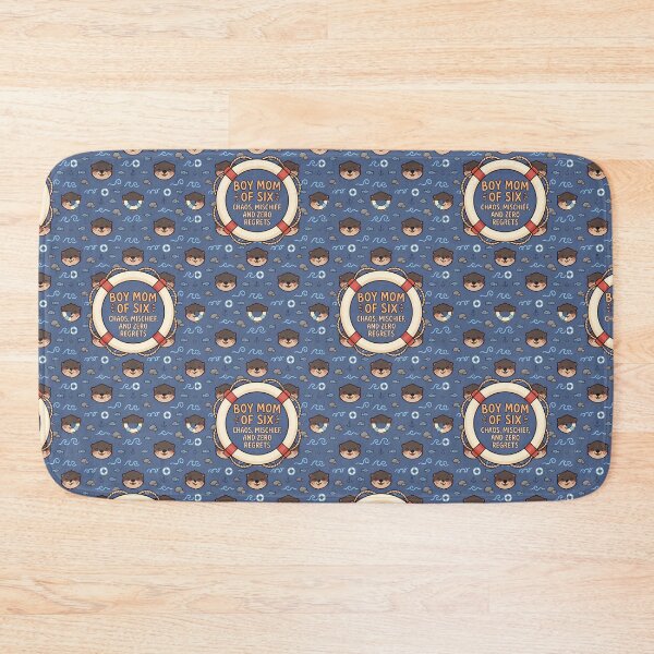 Item preview, Boy Mom of 6 Cute Otter Pattern  designed and sold by Itsheartshop.