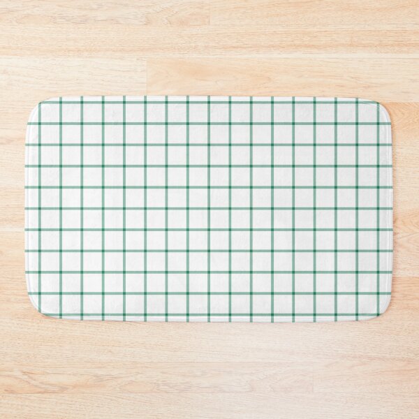 Item preview, White And Green Mini Gingham Pattern designed and sold by pattern-archive.