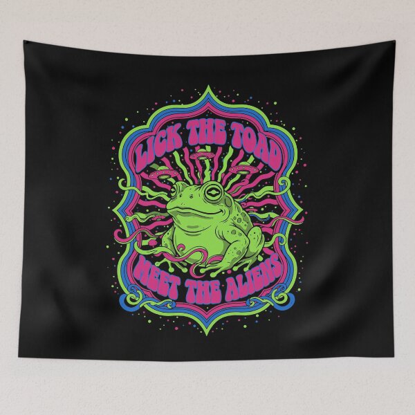 Item preview, trippy music festival Lick The Toad Meet The designed and sold by LuminOrb.