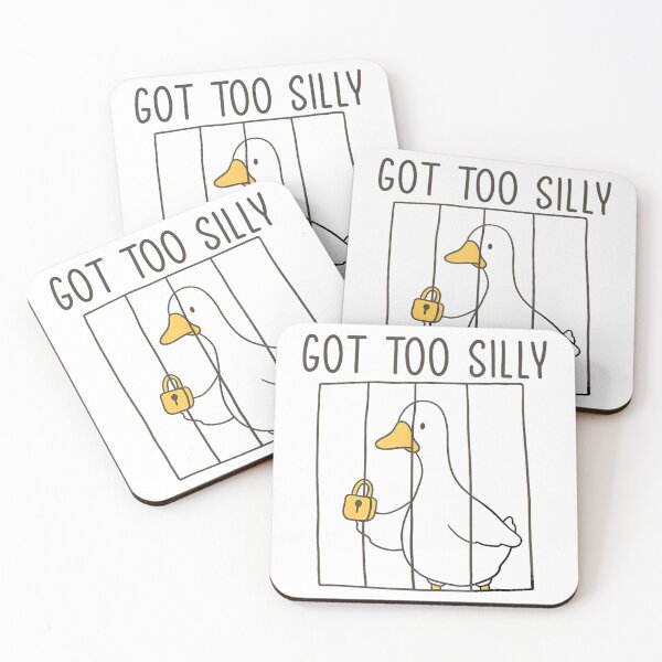Item preview, funny goose prison meme got too silly goose  designed and sold by mariazin.