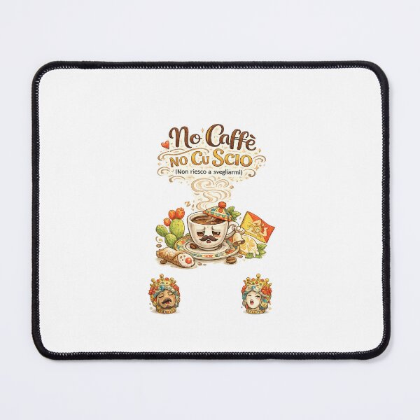 Item preview, No Caffè, No Cu Scio – Funny Sicilian Coffee Quote designed and sold by Bottegadigitale.