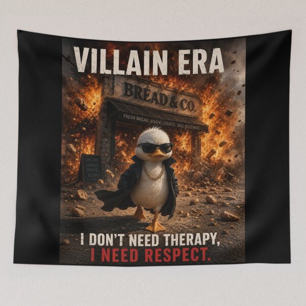 Item preview, Villain Era Duck Funny I Need Respect Attitude Humor Gift designed and sold by irfanshikh.
