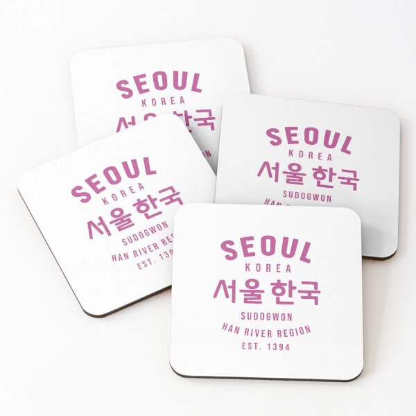 Item preview, Seoul Korea Minimalist Hangul Aesthetic Typographic Design designed and sold by HBDStudio.