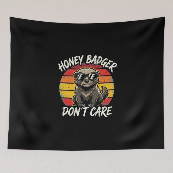 Item preview, Honey Badger Don't Care designed and sold by dudelinart.