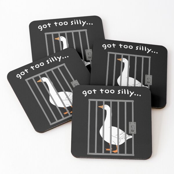 Item preview, funny goose prison meme got too silly goose  designed and sold by mariazin.