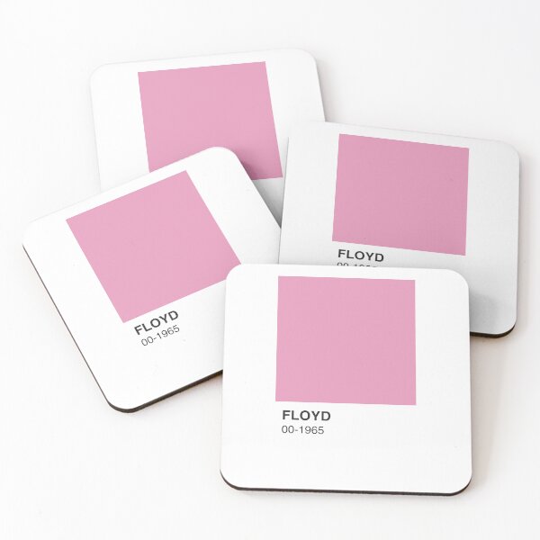 Item preview, Floyd Artist Pink Colour Swatch - White Border designed and sold by The Colourful Game.