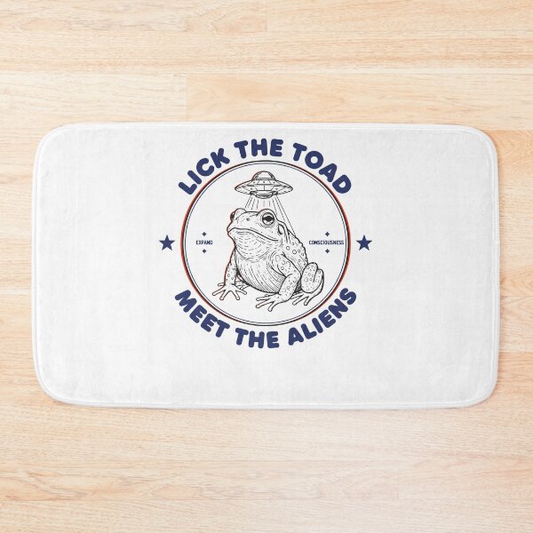 Item preview, Trippy goa Trance Lick The Toad Meet The Aliens designed and sold by LuminOrb.