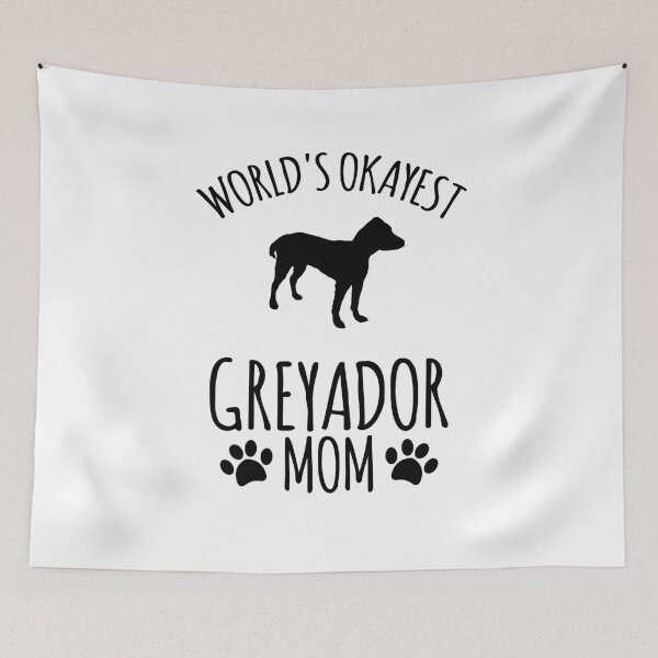 Item preview, Worlds Okayest Greyador Mom - Dog Mom designed and sold by kindxinn.