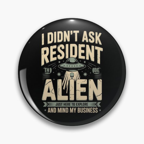 Item preview, RESIDENT ALIEN designed and sold by ALL ART .