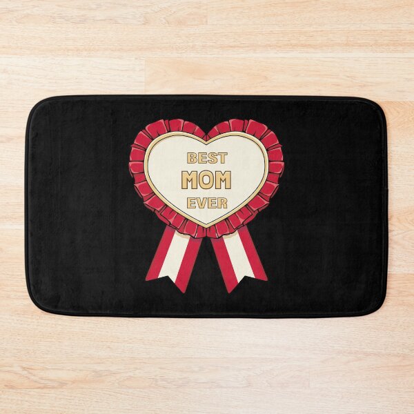 Item preview, World's best mom badge - A Cute Award Ribbon designed and sold by ProjetF.