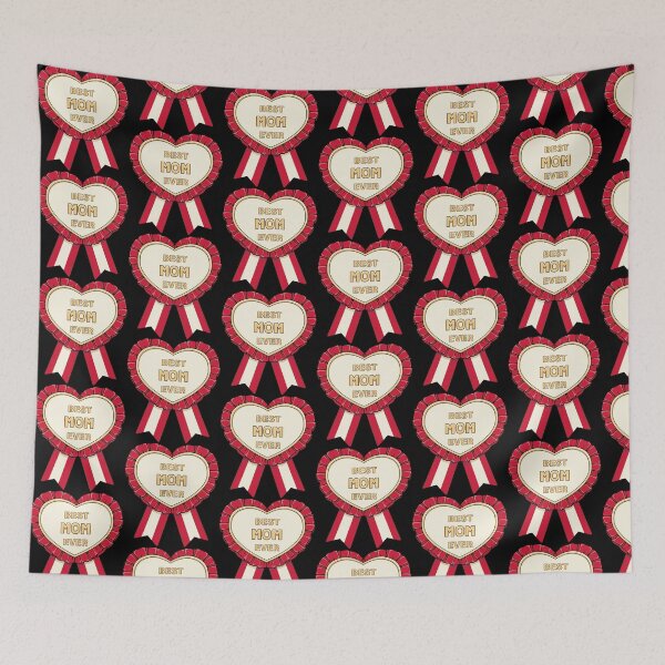 Item preview, World's best mom badge - A Cute Award Ribbon designed and sold by ProjetF.